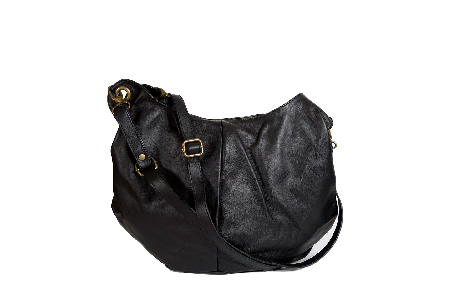 Artemisia "IL FIORE" Full Grain Italian Leather Hobo Bag