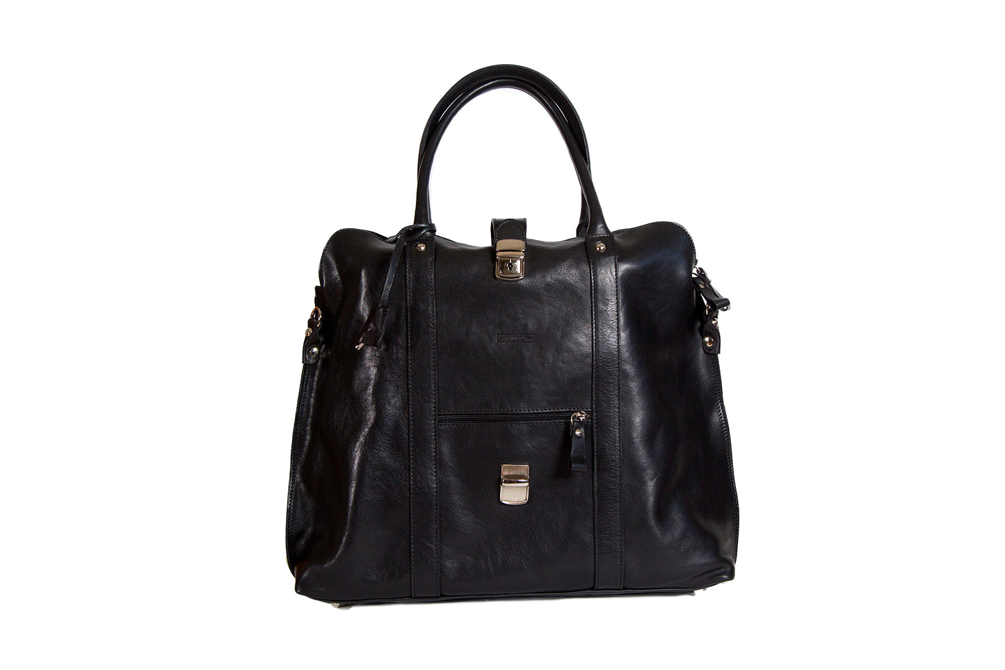 "La Gioconda" Full Grain Italian Leather Satchel Bag