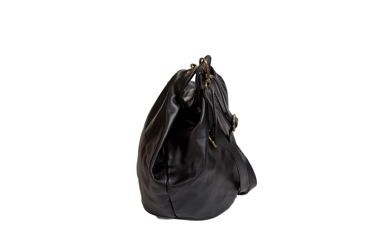 Artemisia "IL FIORE" Full Grain Italian Leather Hobo Bag