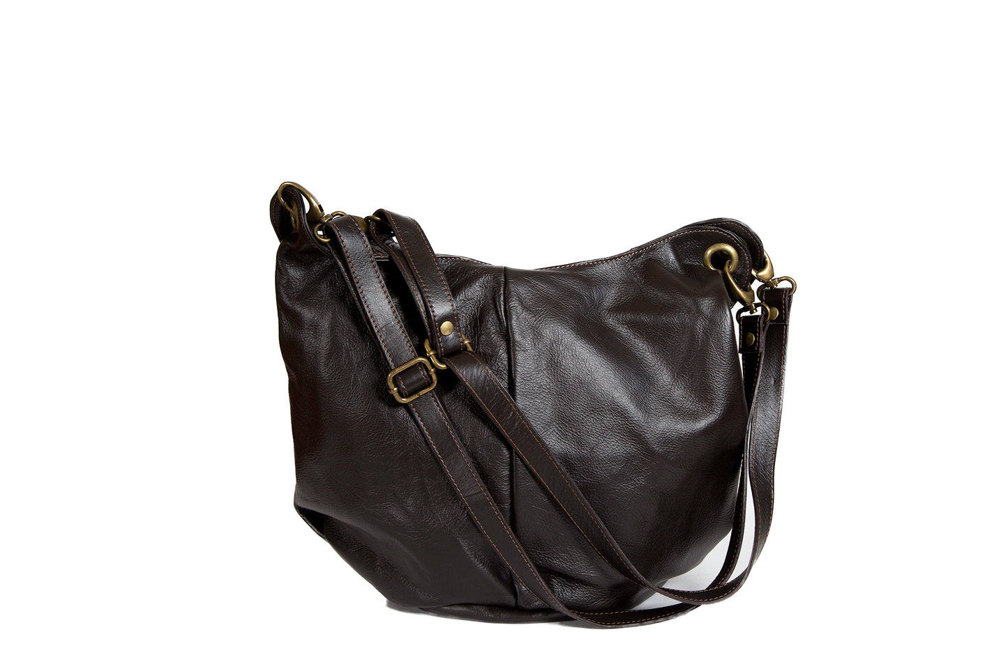 Artemisia "IL FIORE" Full Grain Italian Leather Hobo Bag