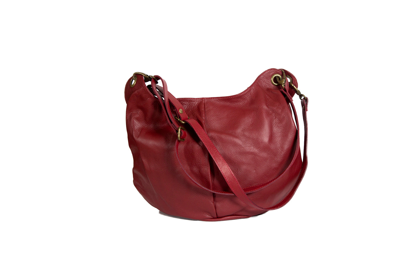 Artemisia "IL FIORE" Full Grain Italian Leather Hobo Bag